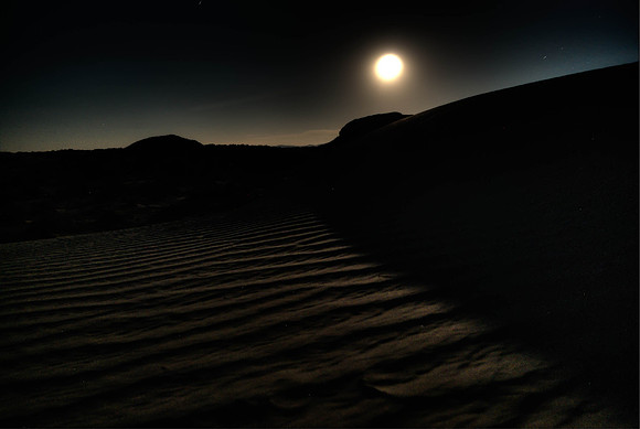 Moonlight on Sand